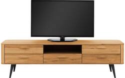Goossens tv meubel bjarte blank eiken - 8215730-01
