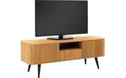 Goossens tv meubel seppe blank eiken - 8215874-01
