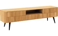 Goossens tv meubel seppe blank eiken - 8215876-01