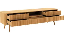 Goossens tv meubel seppe blank eiken - 8215877-01