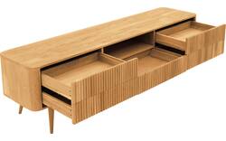 Goossens tv meubel seppe blank eiken - 8215877-01