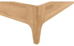 Goossens excellent bedframe curve blank eiken - 8217809-01