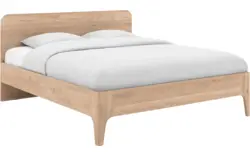 Goossens excellent bedframe curve wit eiken - 8217811-01