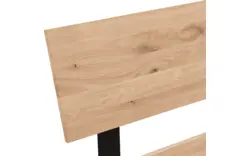 Goossens bedframe mud onbewerkt eiken - 8217827-01