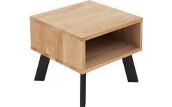 Goossens nachtkastje mud blank eiken - 8217828-01