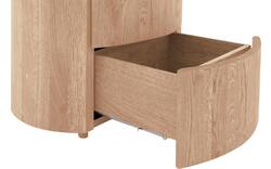 Goossens excellent ladekast donna wit eiken - 8217837-02