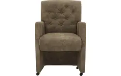 Goossens eetkamerstoel oliver groen microvezel - 8217919-01