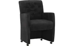 Goossens eetkamerstoel oliver grijs microvezel - 8217921-01