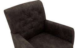 Goossens eetkamerstoel oliver grijs microvezel - 8217926-01