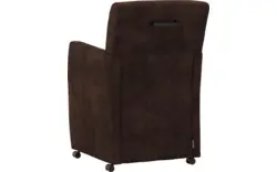 Goossens eetkamerstoel oliver bruin microvezel - 8217930-01