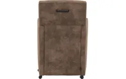 Goossens eetkamerstoel oliver bruin microvezel - 8217931-01