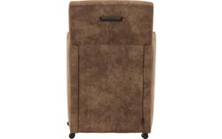 Goossens eetkamerstoel oliver bruin microvezel - 8217934-01