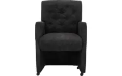 Goossens eetkamerstoel oliver grijs microvezel - 8217935-01
