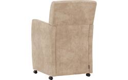 Goossens eetkamerstoel oliver beige microvezel - 8217946-02