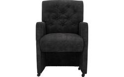 Goossens eetkamerstoel oliver grijs microvezel - 8217947-01