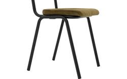 Goossens eetkamerstoel chaplin groen stof - 8219148-01