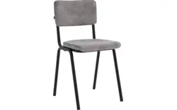Goossens eetkamerstoel chaplin grijs stof - 8219150-02