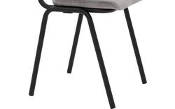 Goossens eetkamerstoel chaplin grijs stof - 8219150-02