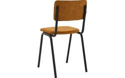 Goossens eetkamerstoel chaplin geel stof - 8219152-03