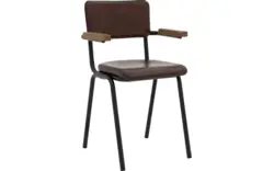 Leder outdoor donkerbruin
