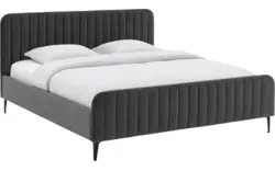 Goossens bedframe attent grijs stof - 8219240-02