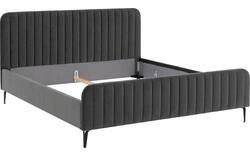 Goossens bedframe attent grijs stof - 8219240-08