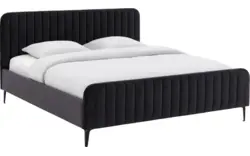 Goossens bedframe attent grijs stof - 8219248-02-A