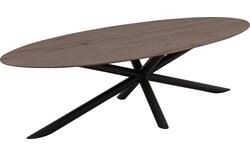 Goossens excellent eettafel gs 1302 donker bruin eiken - 8219380-02-A