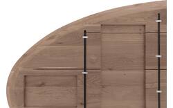 Goossens excellent eettafel gs 1302 blank eiken - 8219386-02-A