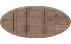 Goossens excellent eettafel gs 1302 blank eiken - 8219388-01