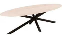 Goossens excellent eettafel gs 1302 wit eiken - 8219455-02-A