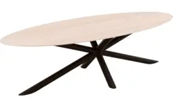 Goossens excellent eettafel gs 1302 wit eiken - 8219456-02-A