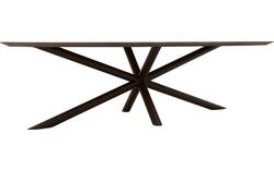 Goossens excellent eettafel gs 1302 donker bruin eiken - 8219463-02-A
