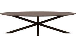 Goossens excellent eettafel gs 1302 donker bruin eiken - 8219464-02-A