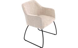 Goossens eetkamerstoel lisbet beige stof - 8219499-01