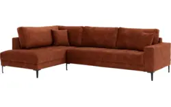 Goossens hoeksalon coco bruin stof - 8219559-01