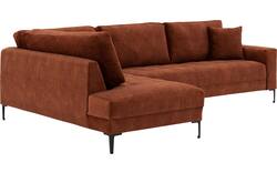 Goossens hoeksalon coco bruin stof - 8219559-01