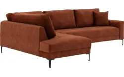 Goossens hoeksalon coco bruin stof - 8219559-01