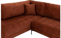 Goossens hoeksalon coco bruin stof - 8219559-01