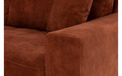 Goossens hoeksalon coco bruin stof - 8219559-01