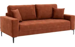 Goossens zitbank coco bruin stof - 8219560-03