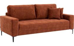 Goossens zitbank coco bruin stof - 8219560-03