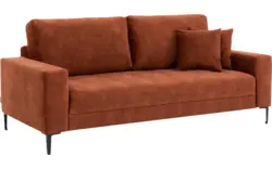 Goossens zitbank coco bruin stof - 8219560-03