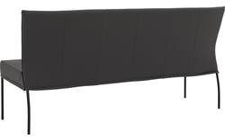 Goossens eetbank funk grijs leer - 8220160-01