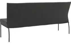 Goossens eetbank funk grijs leer - 8220160-01