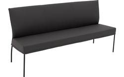 Goossens eetbank funk grijs leer - 8220160-01