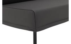 Goossens eetbank funk grijs leer - 8220160-01