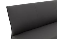 Goossens eetbank funk grijs leer - 8220160-01