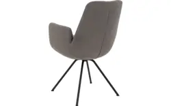 Goossens excellent eetkamerstoel mabach grijs leer - 8220163-goossens-excellent-mabach-eetkamerstoel-leer-grijs- 35