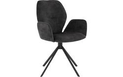 Goossens eetkamerstoel hera grijs stof - 8221039-01